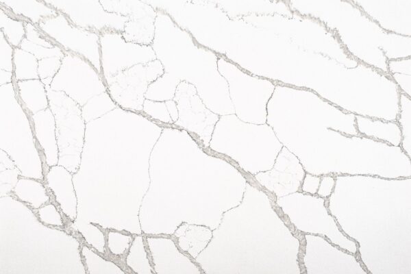 Beautiful PMC1634 Calacatta Veined Quartz Stone Slabs and Countertops